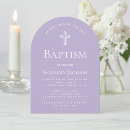 Search for lavender christening invitations Baptism