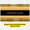 Search for gold plated business cards Classy