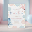 Search for balloon gender reveal invitations Pink blue