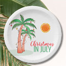 Search for hawaii christmas paper plates Christmas in july
