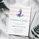 Search for anchor engagement party invitations Elegant