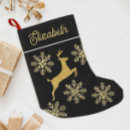 Search for gold christmas stockings Reindeer