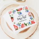 Search for blueberry napkins Strawberry