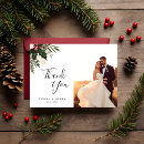 Search for christmas wedding thank you cards Festive