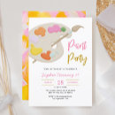 Search for mess invitations Paint and celebrate