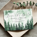 Search for pine tree save the dates Green
