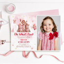 Search for gingerbread birthday invitations Pink
