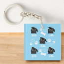 Search for paws square key rings Puppy