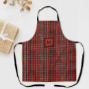 Search for red black plaid aprons Traditional