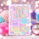 Search for two groovy birthday invitations Time two party