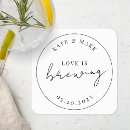 Search for love is brewing coasters Modern