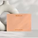 Search for peach thank you cards Bold typography