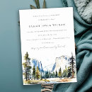 Search for yosemite invitations Watercolor
