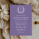 Search for lavender wedding invitations Botanical