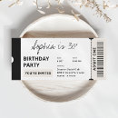Search for ticket birthday invitations Modern