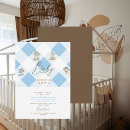 Search for blue and brown invitations Mother to be