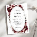 Search for maroon wedding invitations Winter