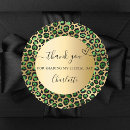 Search for leopard thank you stickers Gold