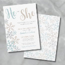 Search for winter gender reveal invitations Party
