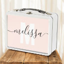 Search for monogram lunch boxes Girly