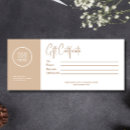 Search for business gift certificates Editable