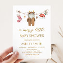 Search for santa claus baby shower invitations Winter