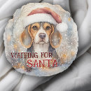 Search for beagle christmas cushions Santa