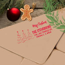 Search for return address christmas rubber stamps Modern