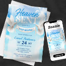 Search for white cloud 5x7 invitations Heaven sent