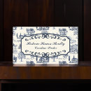 Search for historic business cards Blue