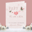 Search for holiday baby girl shower invitations Elegant