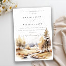 Search for autumn wedding anniversary invitations Watercolor