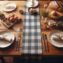 Search for blue plaid table runners Rustic