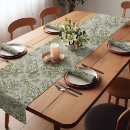Search for olive green table runners Nature inspired