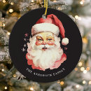 Search for black santa christmas tree decorations Watercolor