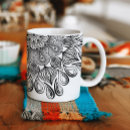 Search for black mandala mugs Modern