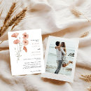 Search for poppy flower wedding invitations Botanical