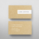 Search for brown kraft business cards Simple