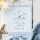 Search for stripe wedding invitations Nautical