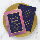 Search for gold couples shower invitations Stylish
