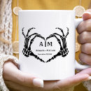 Search for gothic wedding mugs Skeleton