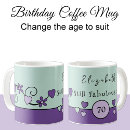 Search for green and purple mugs Floral