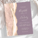 Search for mauve and ivory wedding invitations Elegant