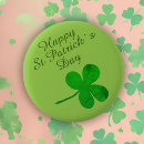 Search for st patrick s day badges Shamrock