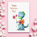Search for dinosaur valentines day cards Children