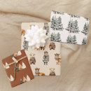 Search for winter woodland wrapping paper Forest