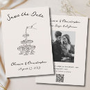 Search for champagne save the dates Retro