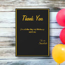 Search for black gold thank you cards Chic