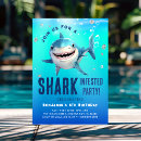Search for great blue invitations Great white shark