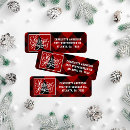 Search for buffalo check return address labels Red black